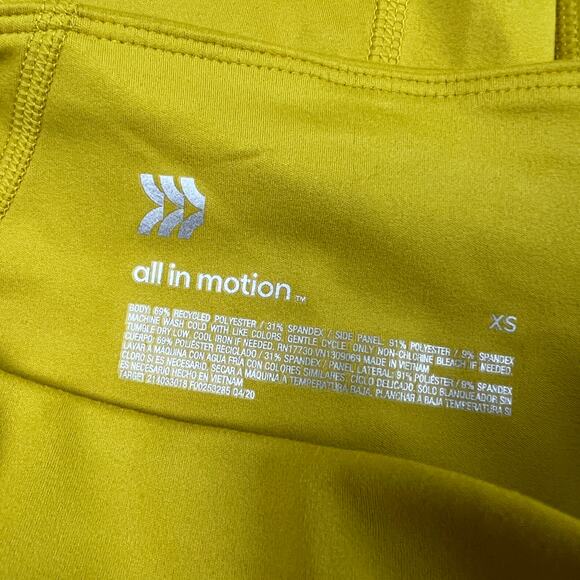 All in Motion Women's Contour Flex High-Waisted Ribbed Leggings - Size XS NWT - Picture 3 of 7